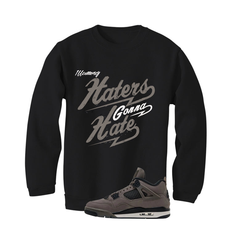 Air Jordan 4 Cave Stone Black T-Shirt (Haters gonna hate) product image 4