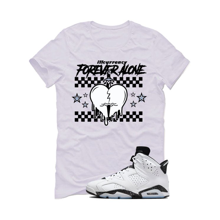 Air Jordan 6 Reverse Oreo White T-Shirt (Forever Alone) product image 2