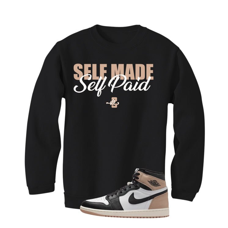 Air Jordan 1 High OG Latte Black T-Shirt (Self Made Paid) product image 4