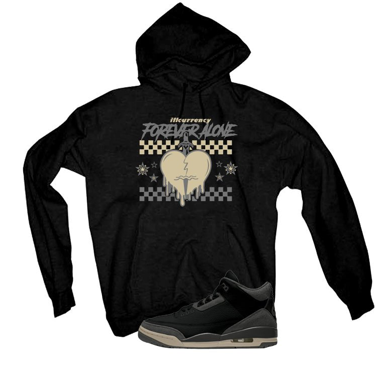 A Ma Maniere x Air Jordan 3 Black T-Shirt (Forever Alone) product image 3