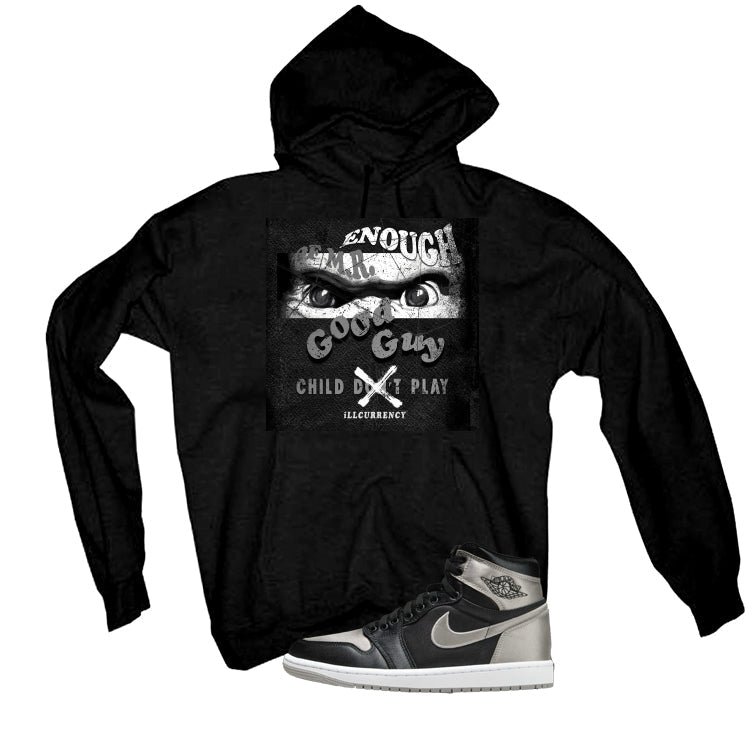 Air Jordan 1 High OG WMNS Satin Shadow Black T-Shirt product image 3