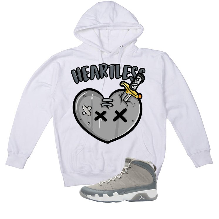 Air Jordan 9 Cool Grey White T-Shirt (Heartless) product image 3