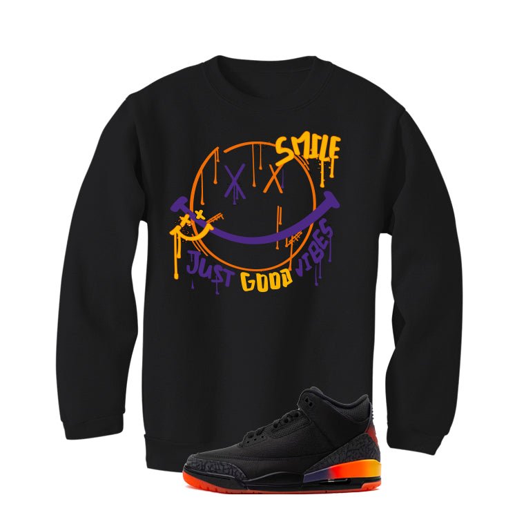 J Balvin x Air Jordan 3 Rio Black T-Shirt (Smile) product image 4