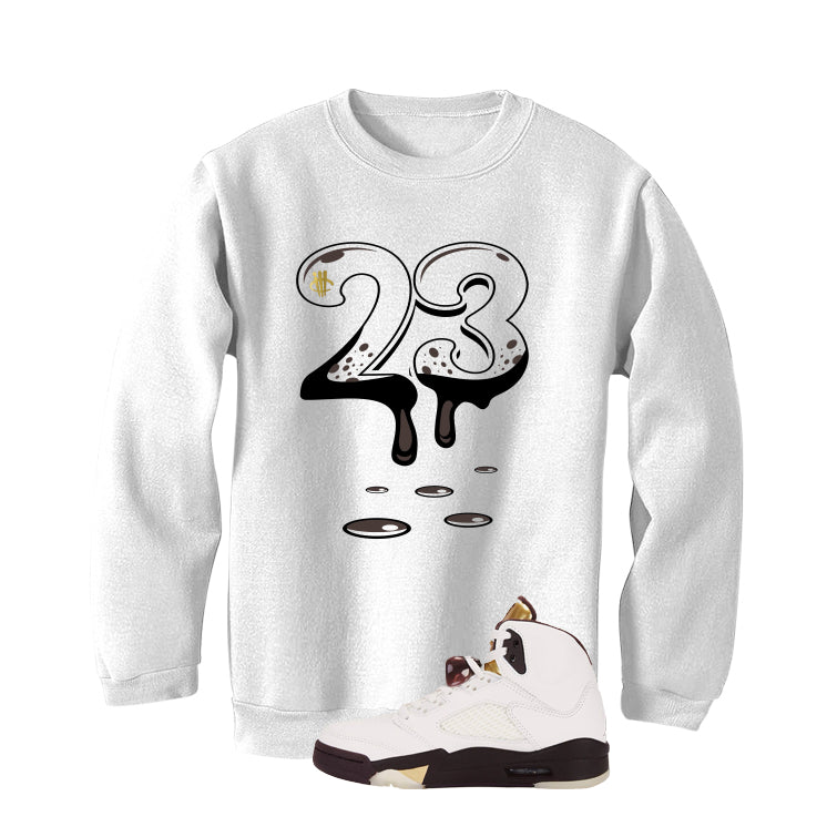 Air Jordan 5 Earth/Metallic Gold White T-Shirt (23) product image 4