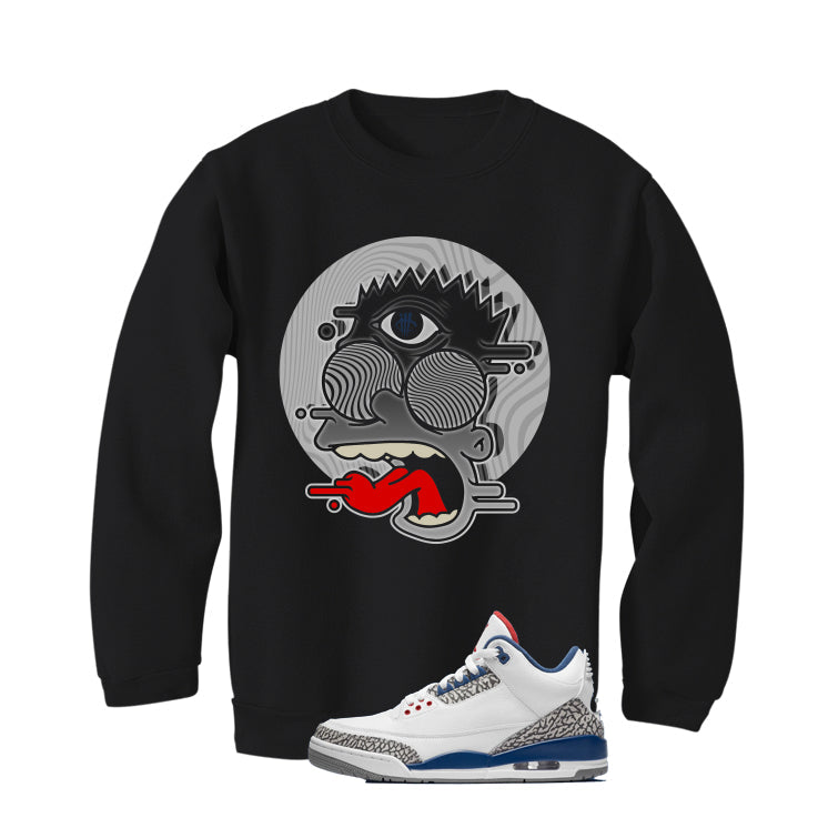 Air Jordan 3 True Blue Matching T-Shirt Black (Blinded) product image 4