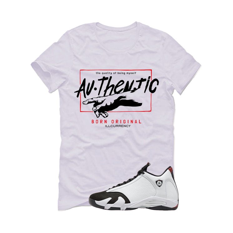 Air Jordan 14 Black Toe White T-Shirt (Authentic) product image 2