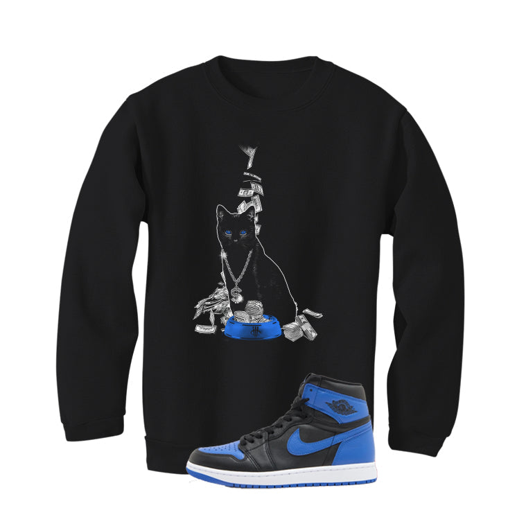 Air Jordan 1 High OG Royal Matching T-Shirt Money Cat product image 4
