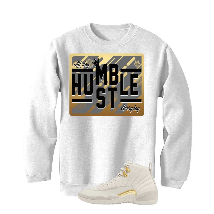 Air Jordan 12 WMNS Phantom White T-Shirt (Hustle Everyday) product image 4