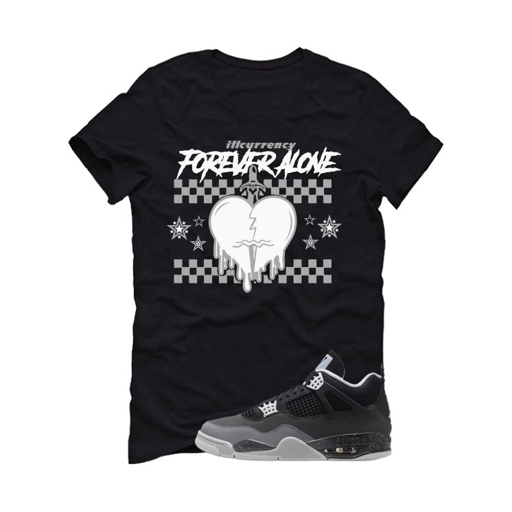 Air Jordan 4 Fear Pack Black T-Shirt (Forever Alone) product image 2