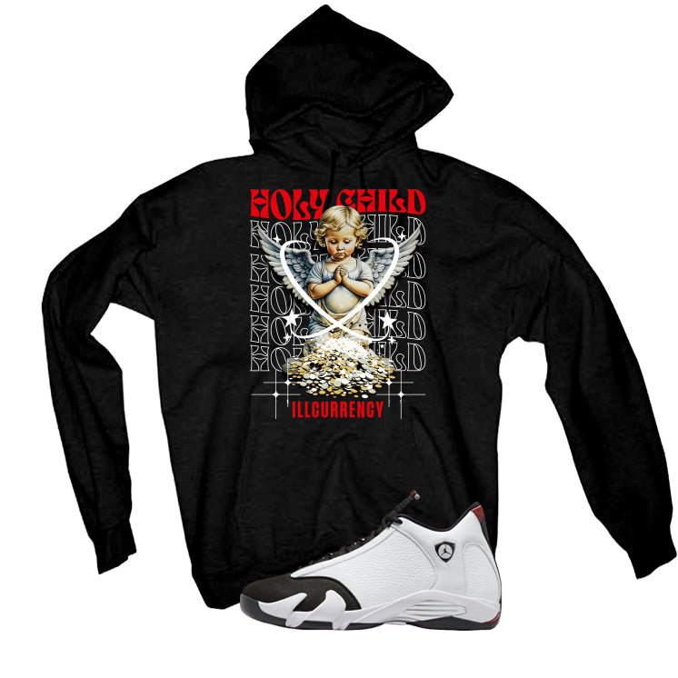 Air Jordan 14 Black Toe T-Shirt (Holy Child)| illcurrency product image 3