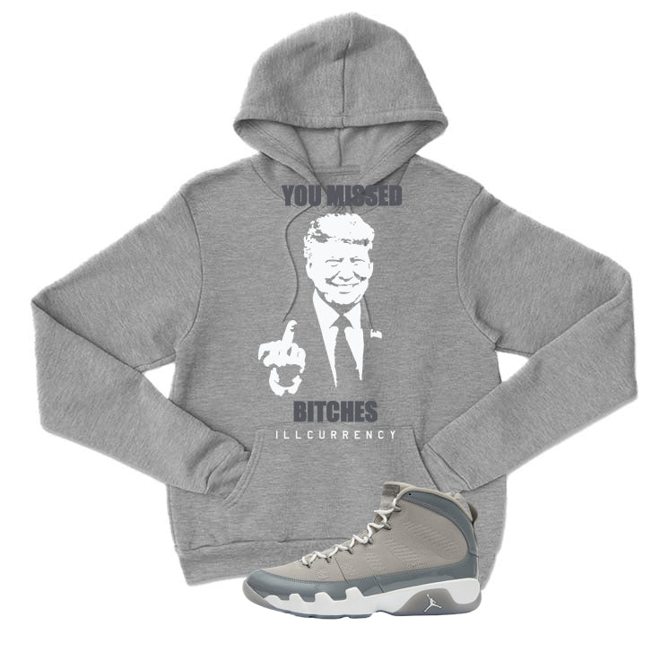 Air Jordan 9 Cool Grey T-Shirt (Trump you missed) product image 3