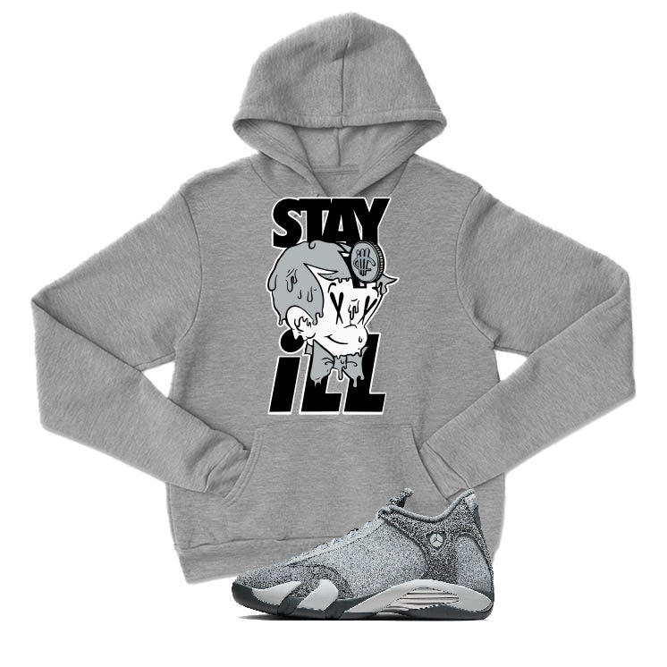 Air Jordan 14 “Flint Grey” | illcurrency T-Shirt (ILL product image 3