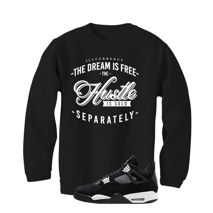 Air Jordan 4 White Thunder Black T-Shirt (The dream is product image 4