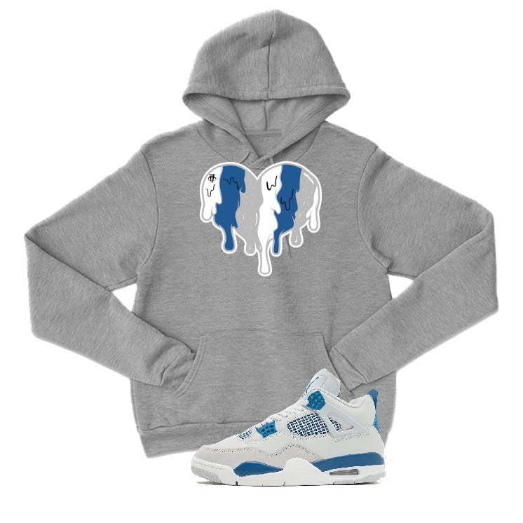 Air Jordan 4 “Military Blue” | illcurrency Grey T-Shirt product image 3
