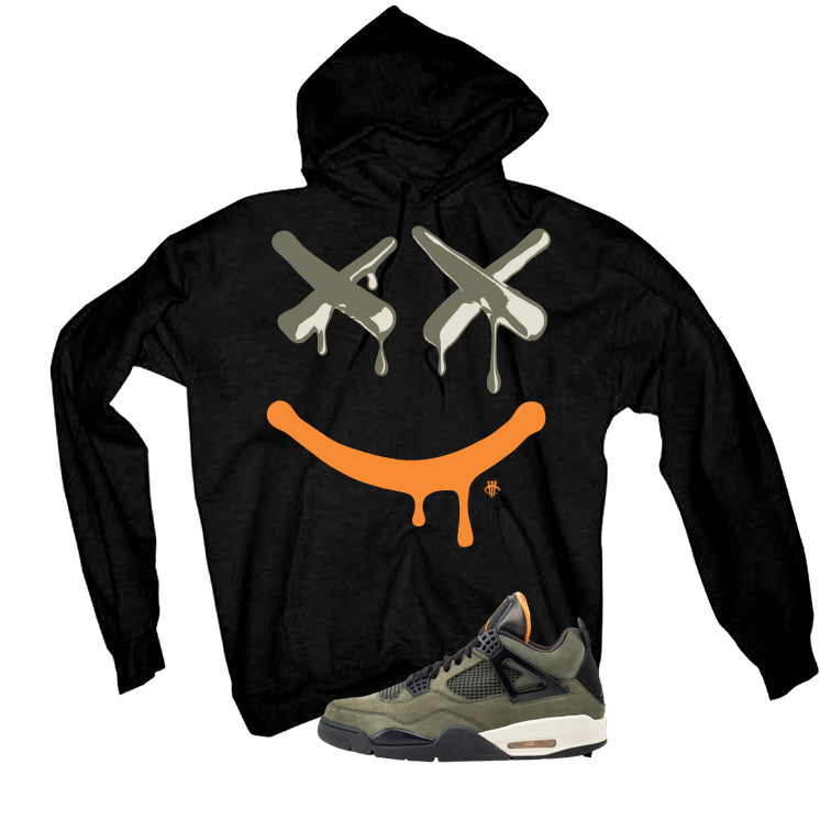 Undefeated x Air Jordan 4 Black T-Shirt (Happy Drip) product image 3