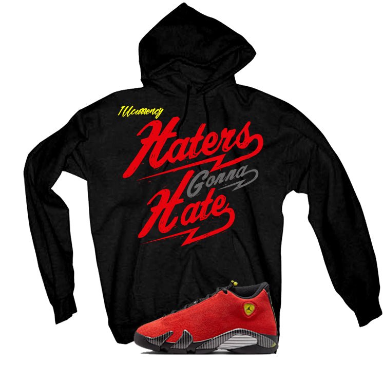 Air Jordan 14 Ferrari Black T-Shirt (Haters gonna hate) product image 3