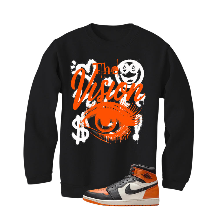 Air Jordan 1 High OG Shattered Backboard Black T-Shirt (The product image 4