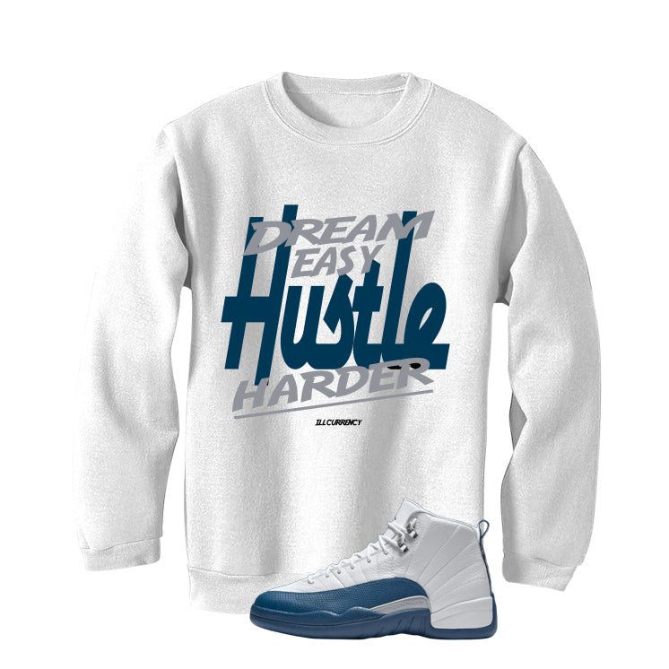 Air Jordan 12 French Blue White T-Shirt (Hustle Harder) product image 4