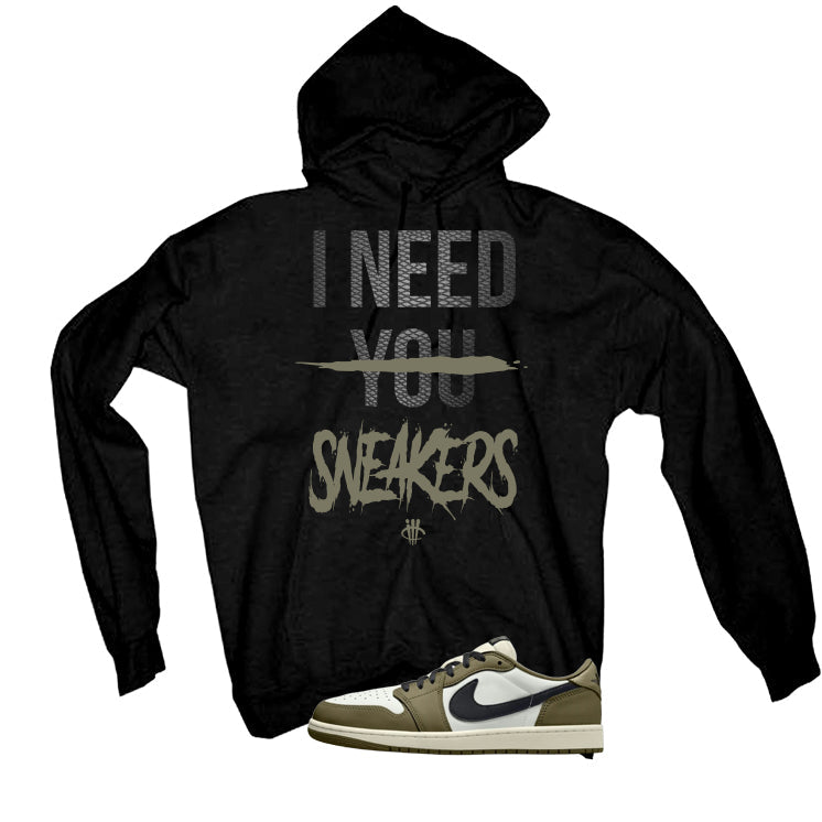 Air Jordan 1 Low OG Medium Olive Matching T-Shirt product image 3