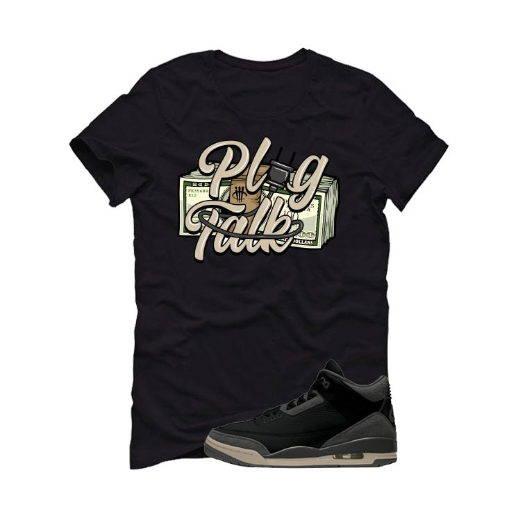 A Ma Maniere x Air Jordan 3 Black T-Shirt (PLUG TALK) product image 2