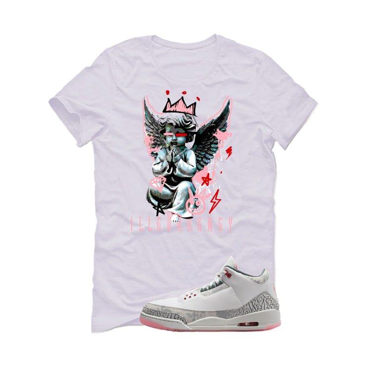 Air Jordan 3 Wings White T-Shirt (Graffiti Angel) product image 2