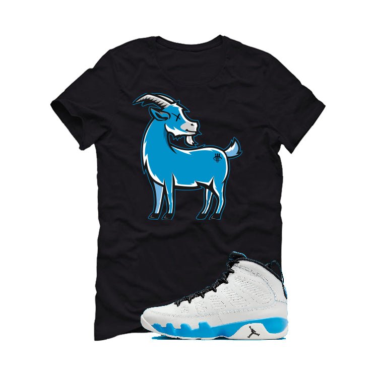 Air Jordan 9 “Powder Blue” | illcurrency Black T-Shirt product image 2