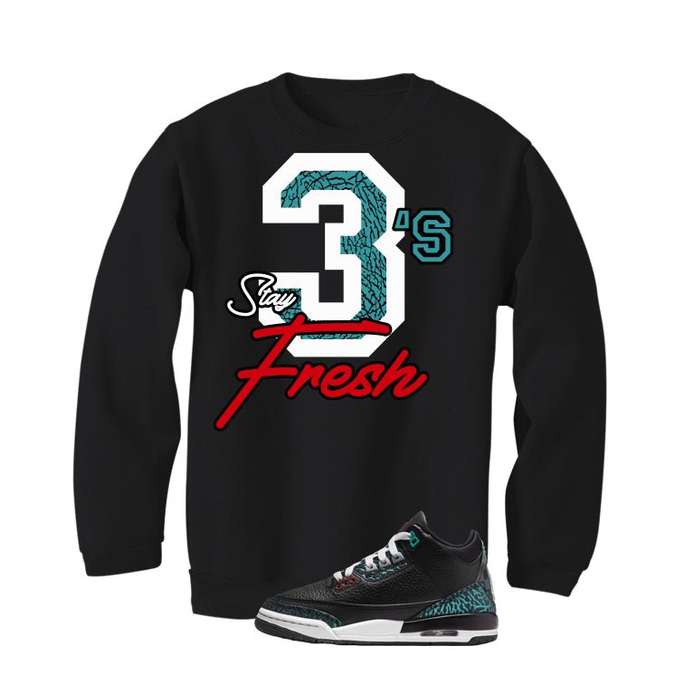 Air Jordan 3 GS Moto Black T-Shirt (Stay Fresh)| illcurrency product image 4