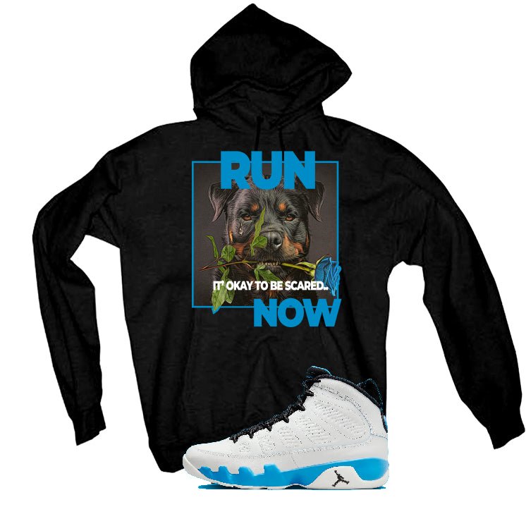 Air Jordan 9 “Powder Blue” | illcurrency Black T-Shirt (RUN) product image 3