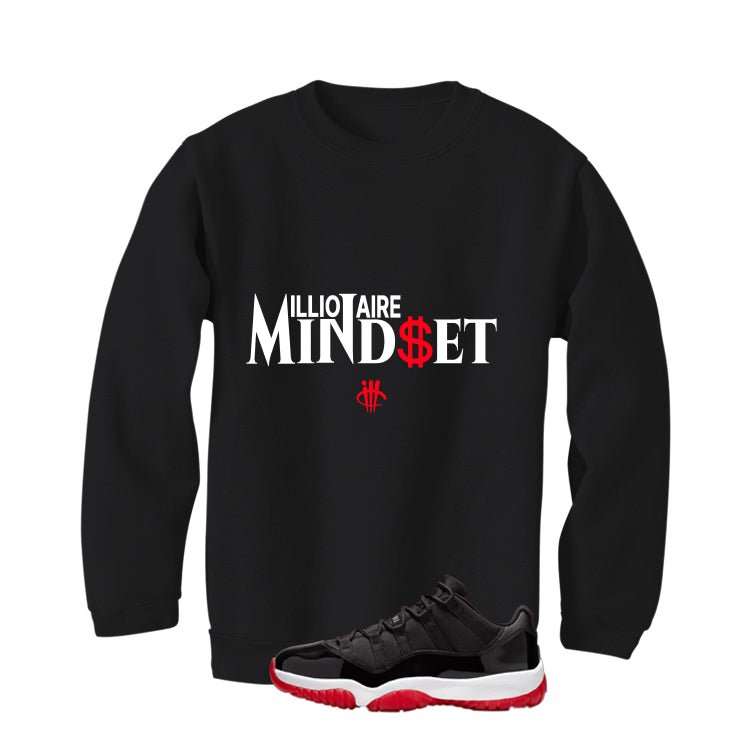 Air Jordan 11 Low Bred Black T-Shirt (Millionaire Mindset) product image 4