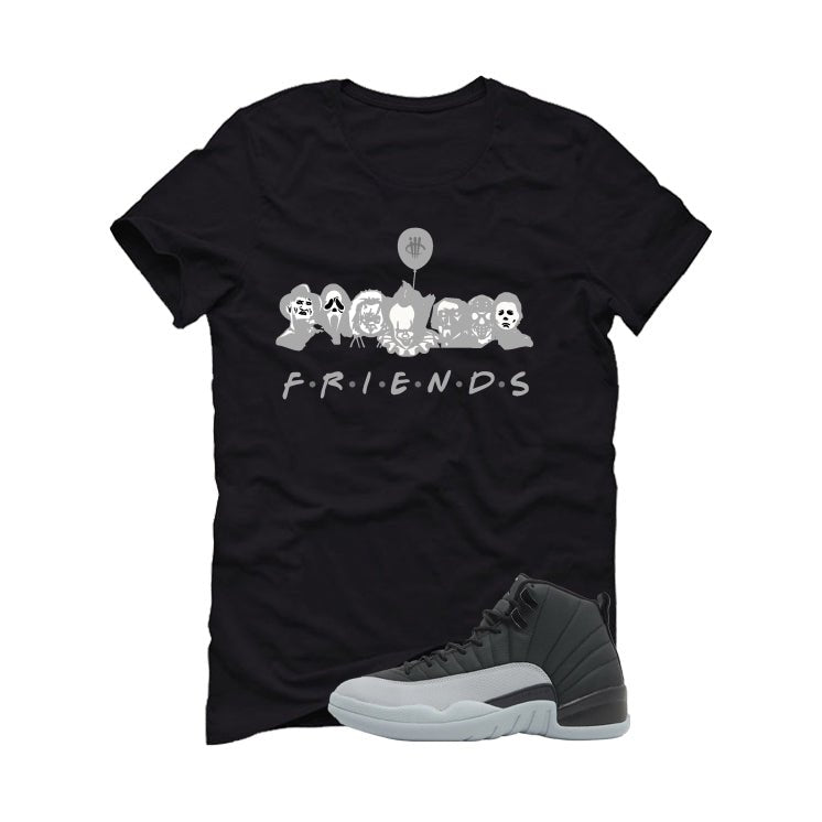 Air Jordan 12 Black/Wolf Grey Black T-Shirt (Friends) product image 2