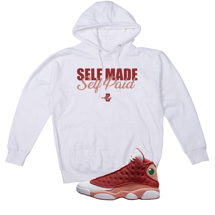 Air Jordan 13 Dune Red White T-Shirt (Self Made Paid) product image 3