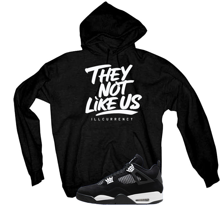 Air Jordan 4 White Thunder Black T-Shirt (They not like product image 3