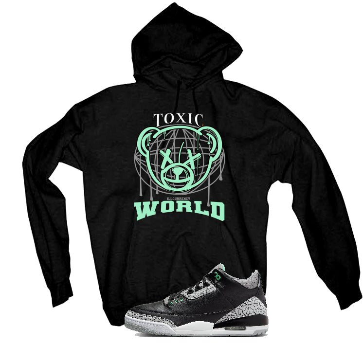 Air Jordan 3 “Green Glow” | illcurrency Black T-Shirt product image 3