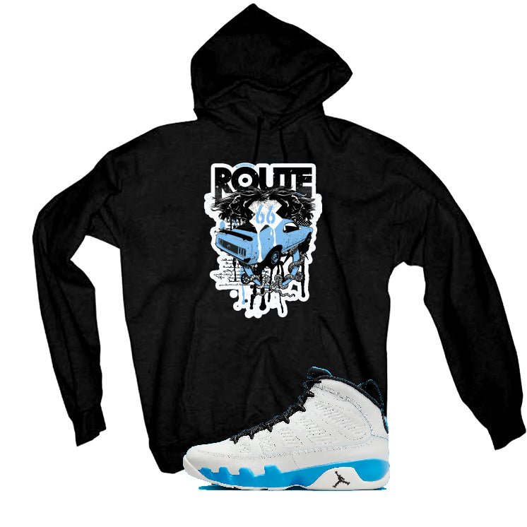 Air Jordan 9 “Powder Blue” | illcurrency Black T-Shirt product image 3