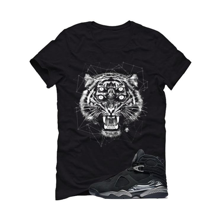 Air Jordan 8 Chrome Matching T-Shirt Black (Four Eyes) product image 2
