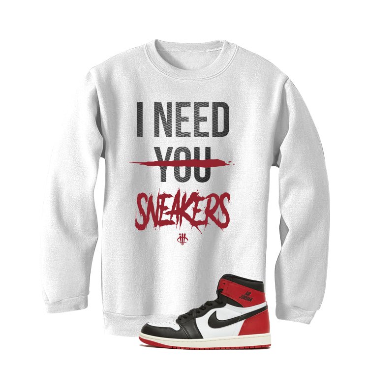 Air Jordan 1 High OG Black Toe Reimagined White T-Shirt (I product image 4