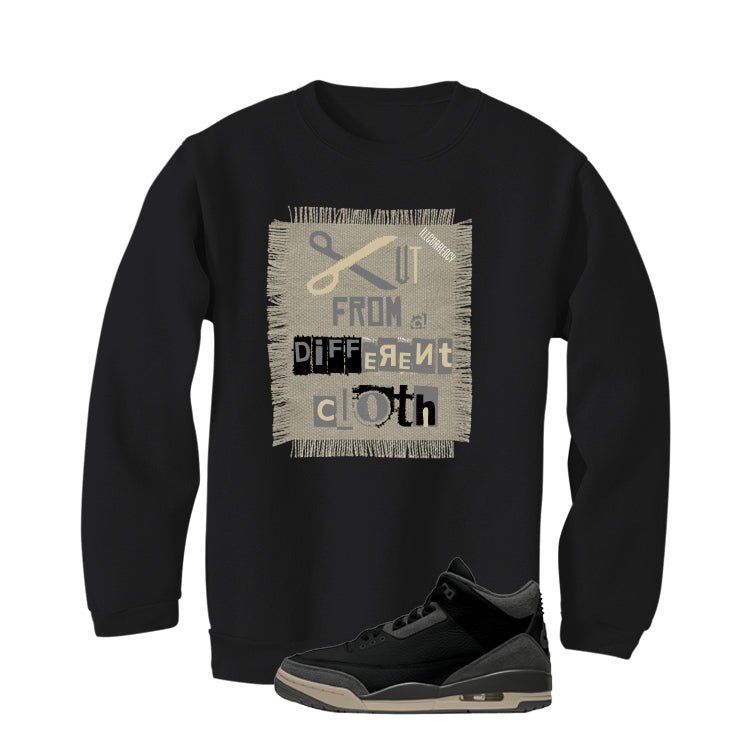 A Ma Maniere x Air Jordan 3 Black T-Shirt (Cut from a product image 4