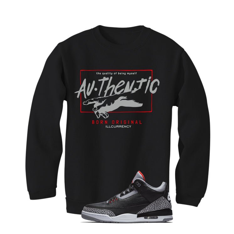 Air Jordan 3 Black Cement T-Shirt (Authentic)| illcurrency product image 4