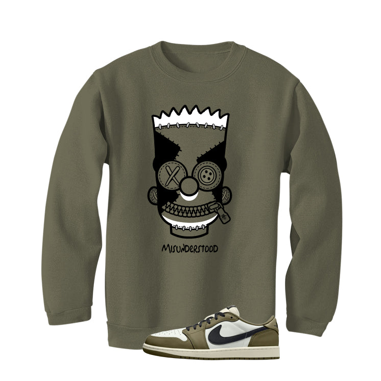 Air Jordan 1 Low OG Medium Olive Matching T-Shirt product image 4