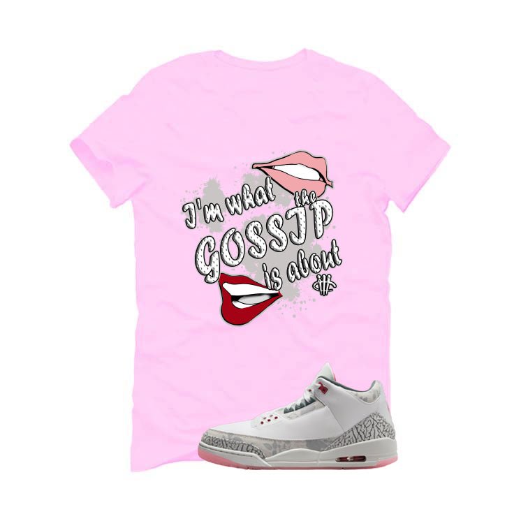 Air Jordan 3 Wings Pink T-Shirt (Gossip)| illcurrency product image 2