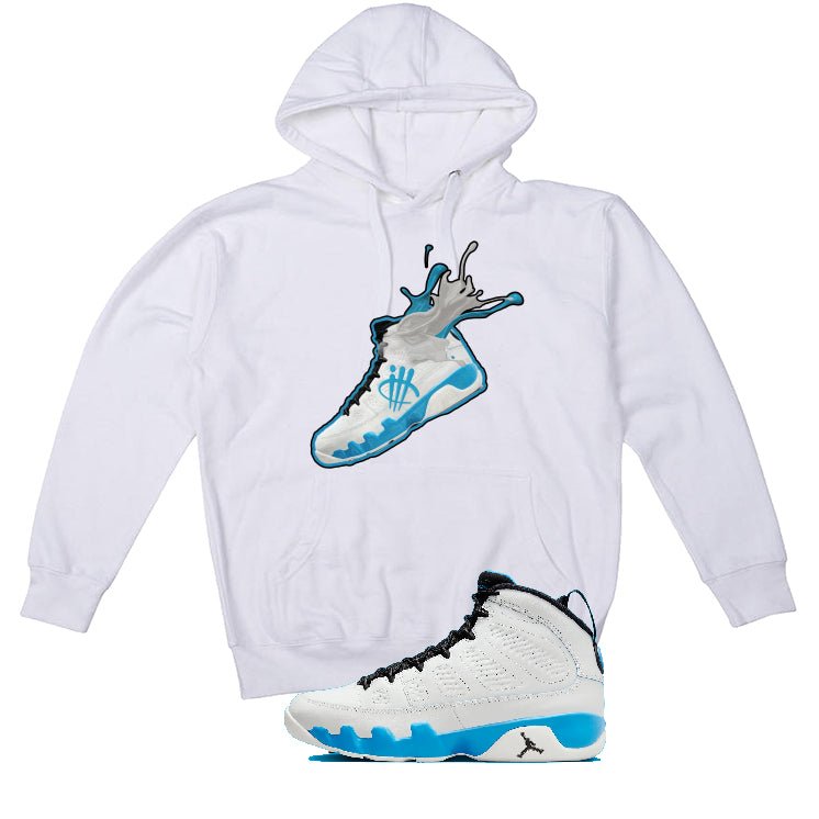 Air Jordan 9 “Powder Blue” | illcurrency White T-Shirt product image 3
