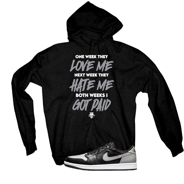 Air Jordan 1 Low OG Shadow Black T-Shirt (Paid) product image 3
