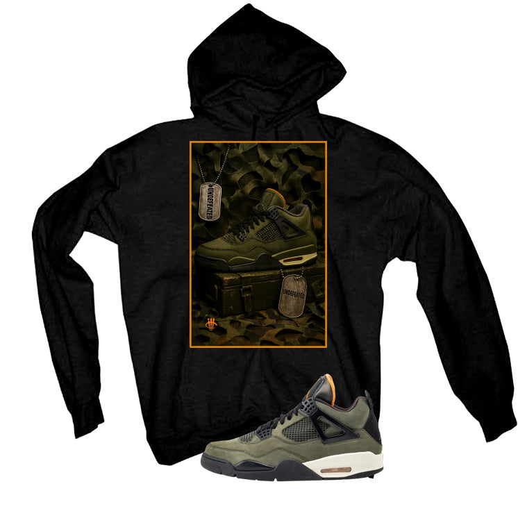 Undefeated x Air Jordan 4 Black T-Shirt (Represent) product image 3