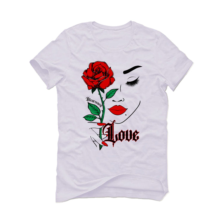 Air Jordan 4 Valentine’s Day (Sierra Red) Matching T-Shirt product image 2
