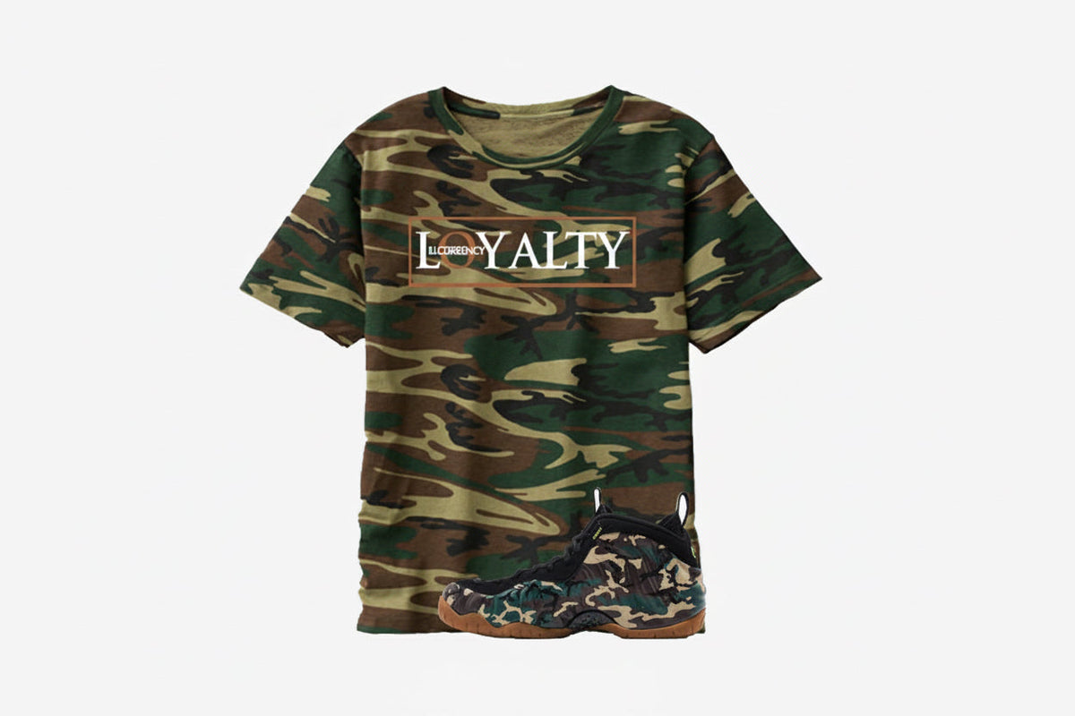 Nike Air Foamposite Pro Camo Matching T-Shirt Loyalty product image 2