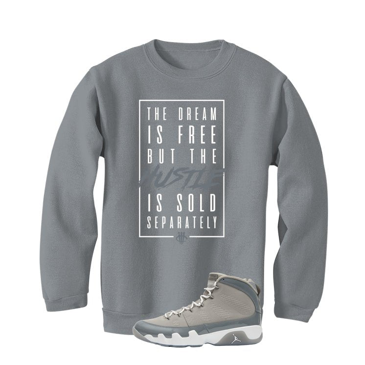 Air Jordan 9 Cool Grey T-Shirt (DREAM IS FREE)| illcurrency product image 4