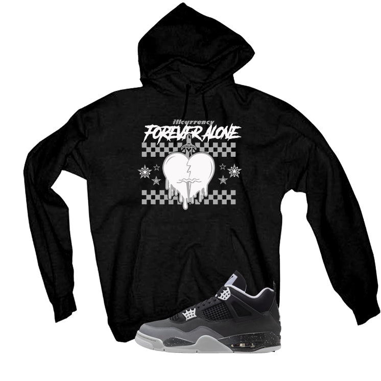 Air Jordan 4 Fear Pack Black T-Shirt (Forever Alone) product image 3
