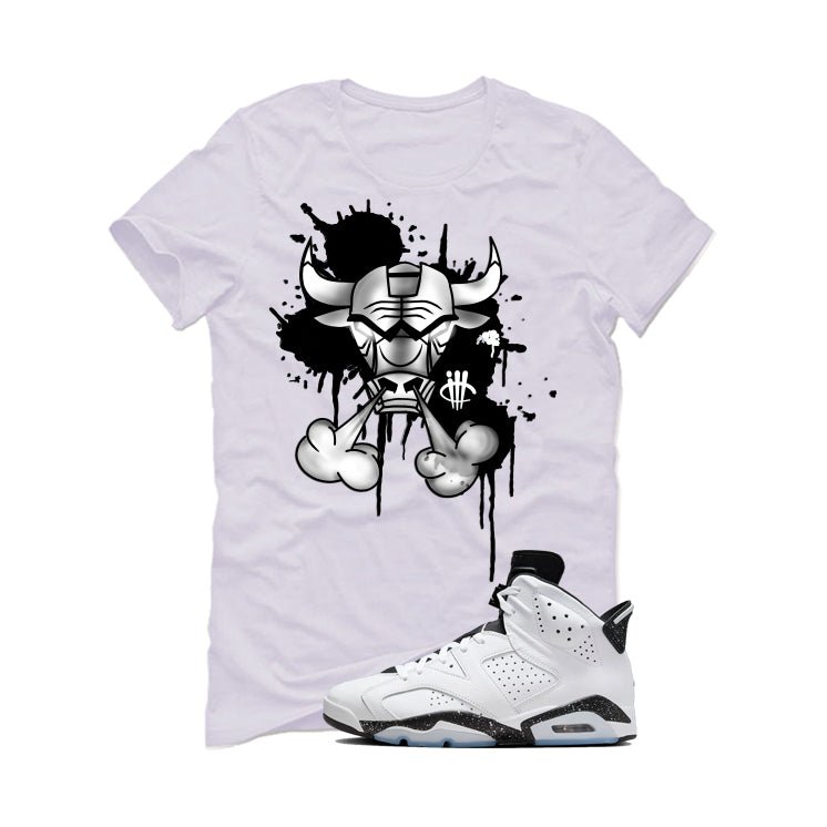 Air Jordan 6 Reverse Oreo White T-Shirt (Iron Bull) product image 2