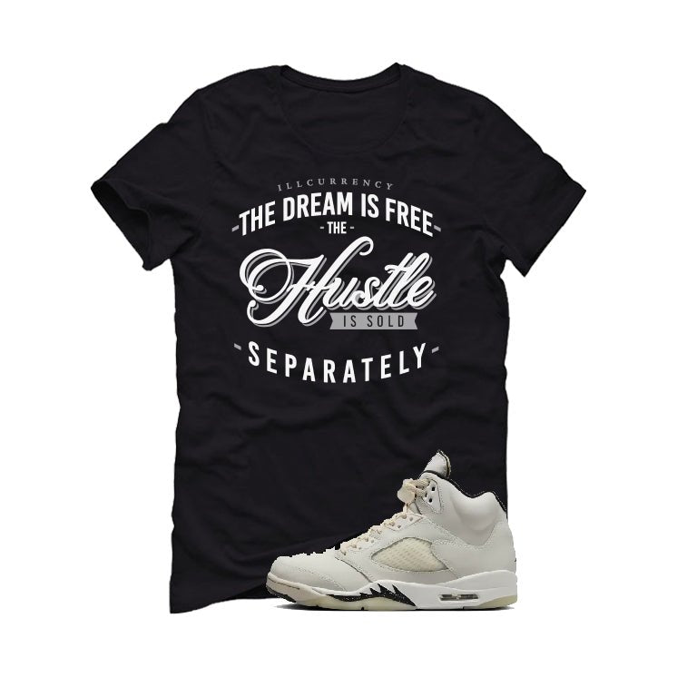 Air Jordan 5 SE “Sail” | illcurrency Black T-Shirt (The product image 2