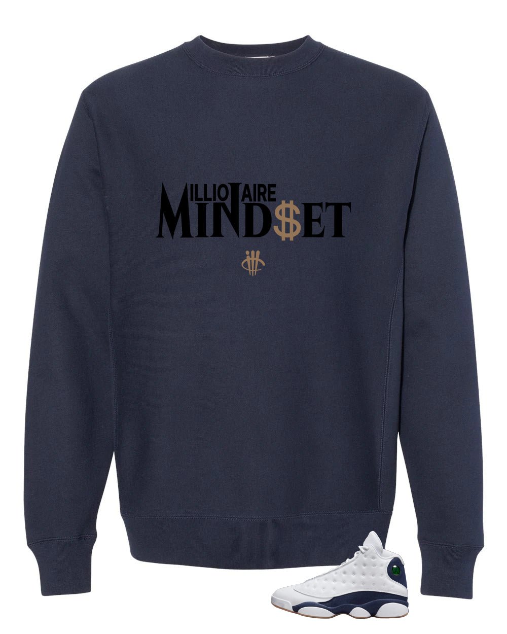 Air Jordan 13 Midnight Navy Blue T-Shirt (Millionaire product image 4